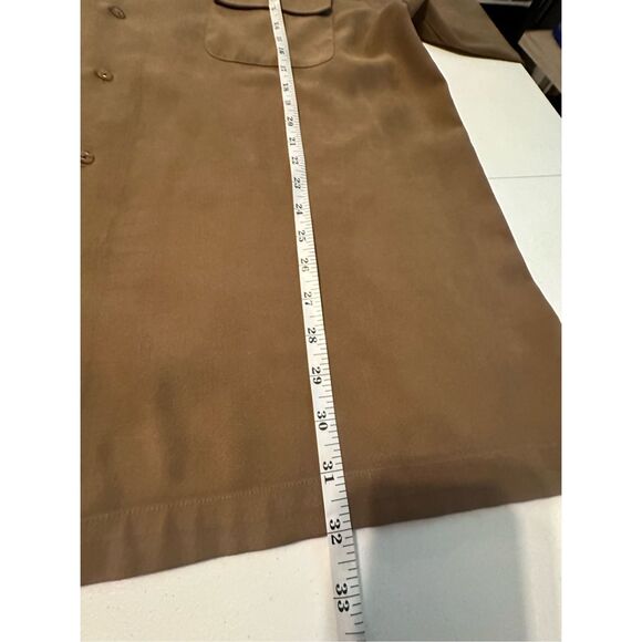 O'Kief & O'Kief Men's Brown Long Sleeve Relaxed Fit Button-up Overshirt XL - Picture 5 of 7